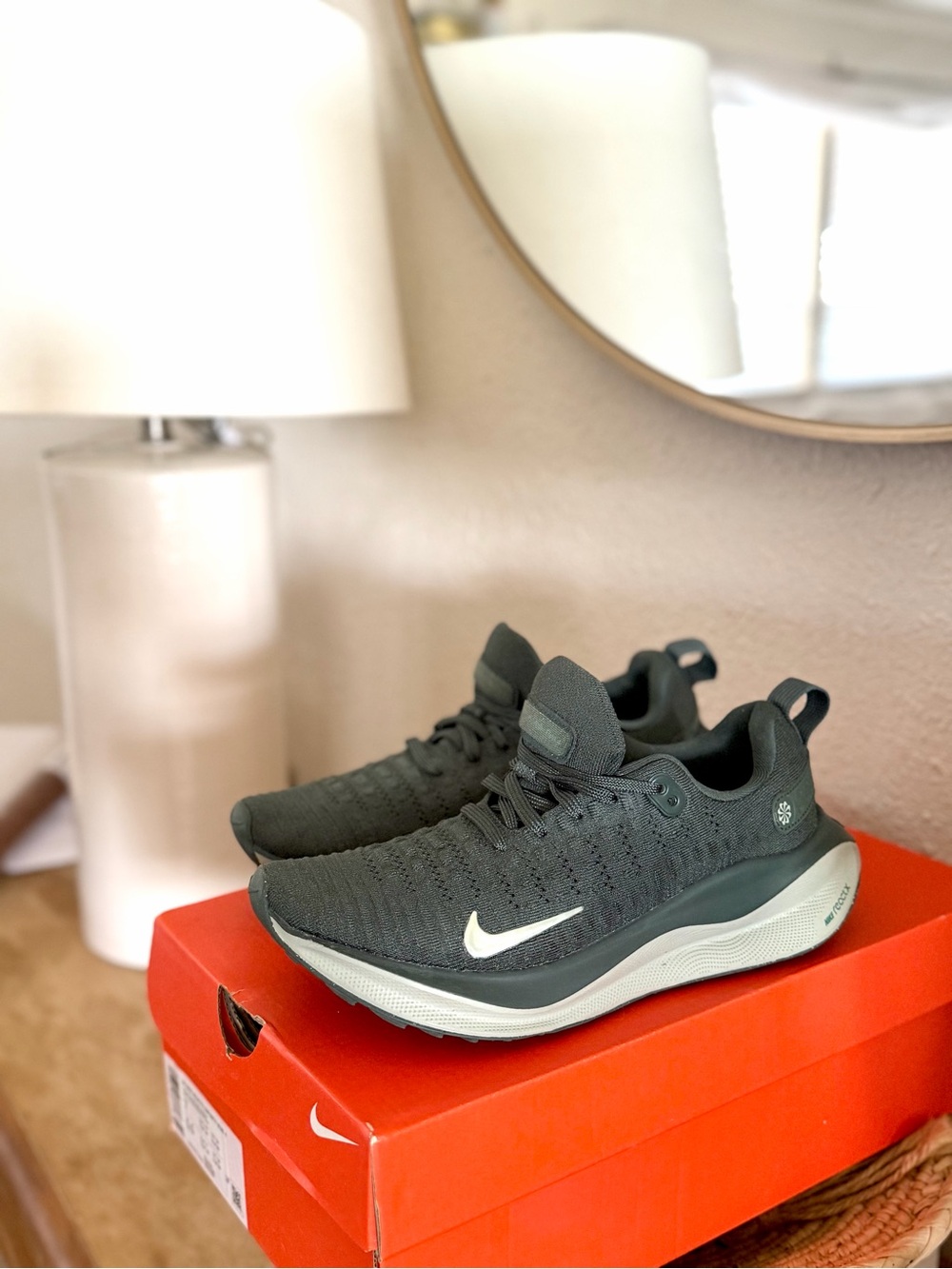 Nike teal Knit Running Shoes
